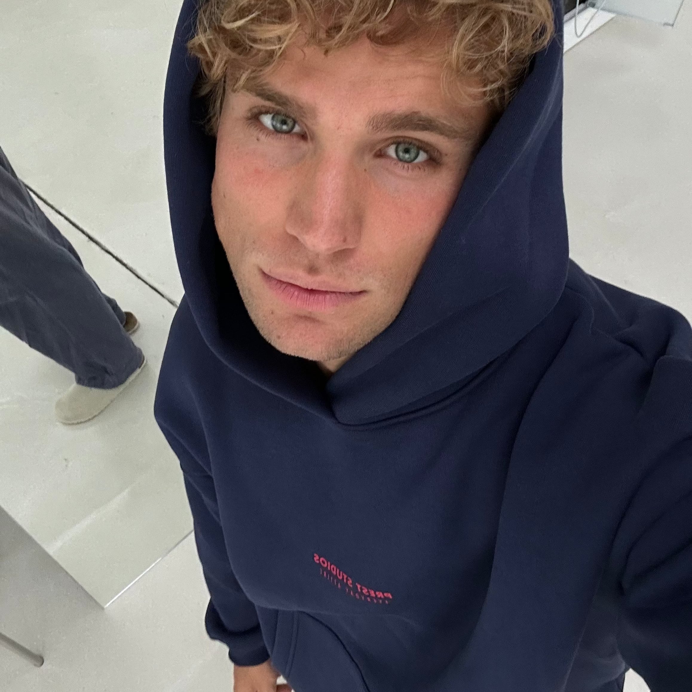 Hoodie Marineblau Hoodie PREST STUDIOS 