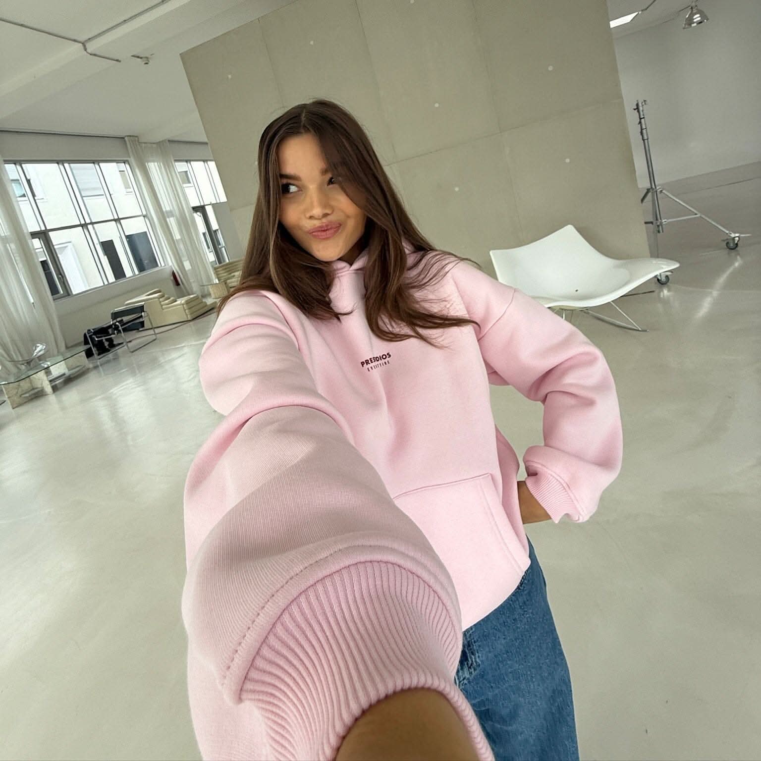 Hoodie Rosa PREST STUDIOS 