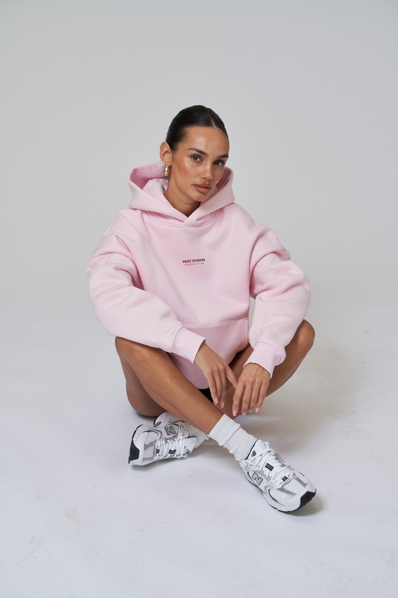 Oversize Hoodie Rosa für Damen