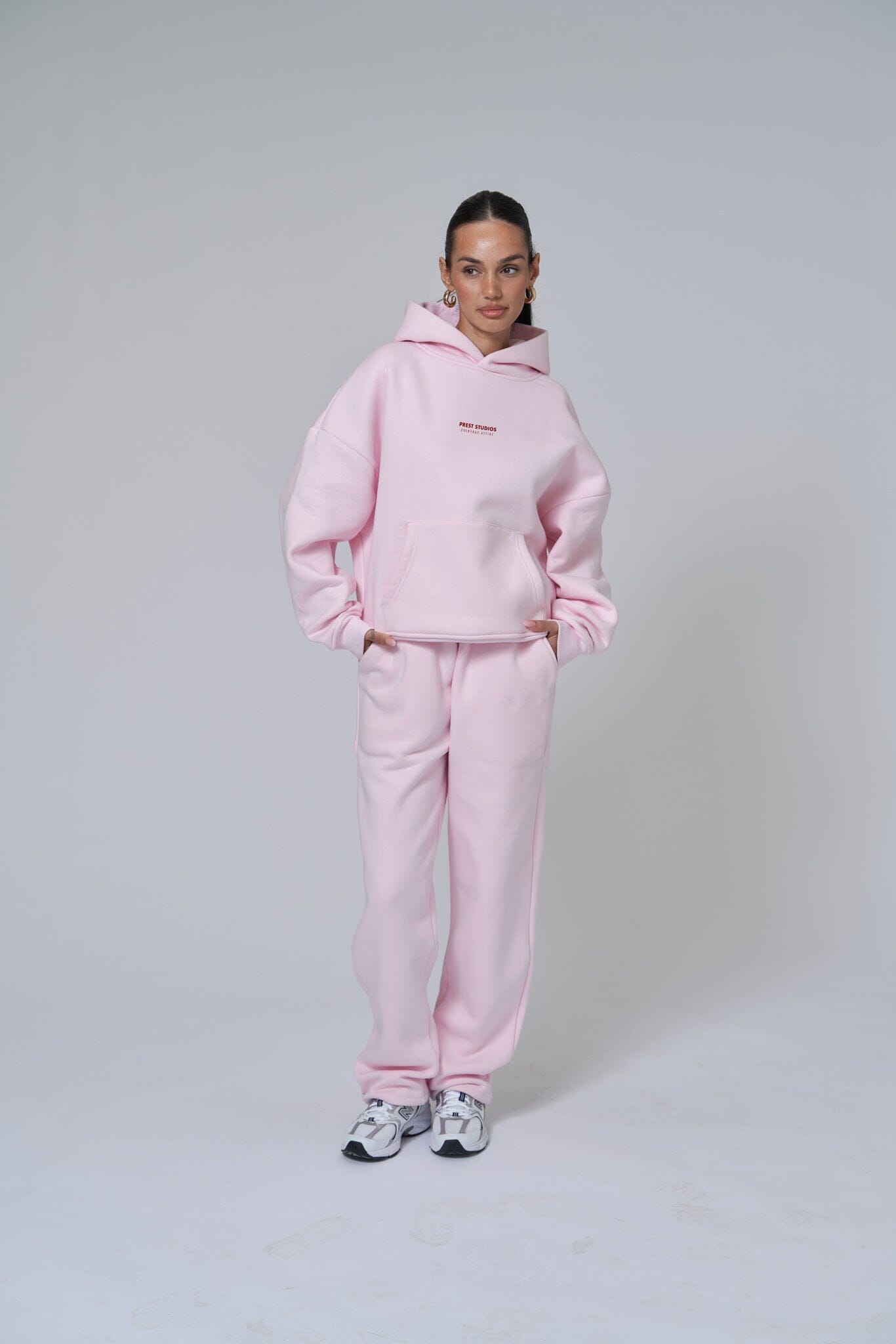 Oversize Hoodie Rosa PREST STUDIOS 