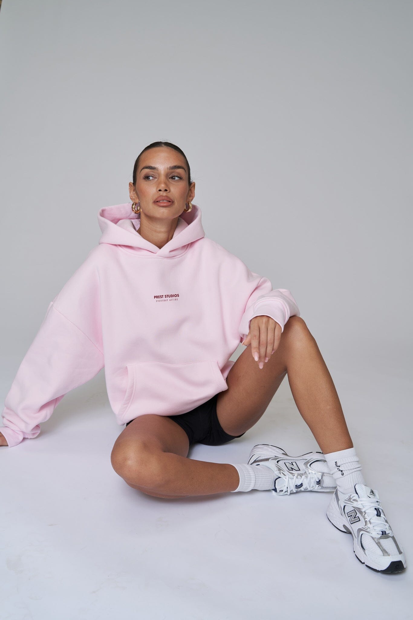 Oversize Hoodie Rosa PREST STUDIOS 