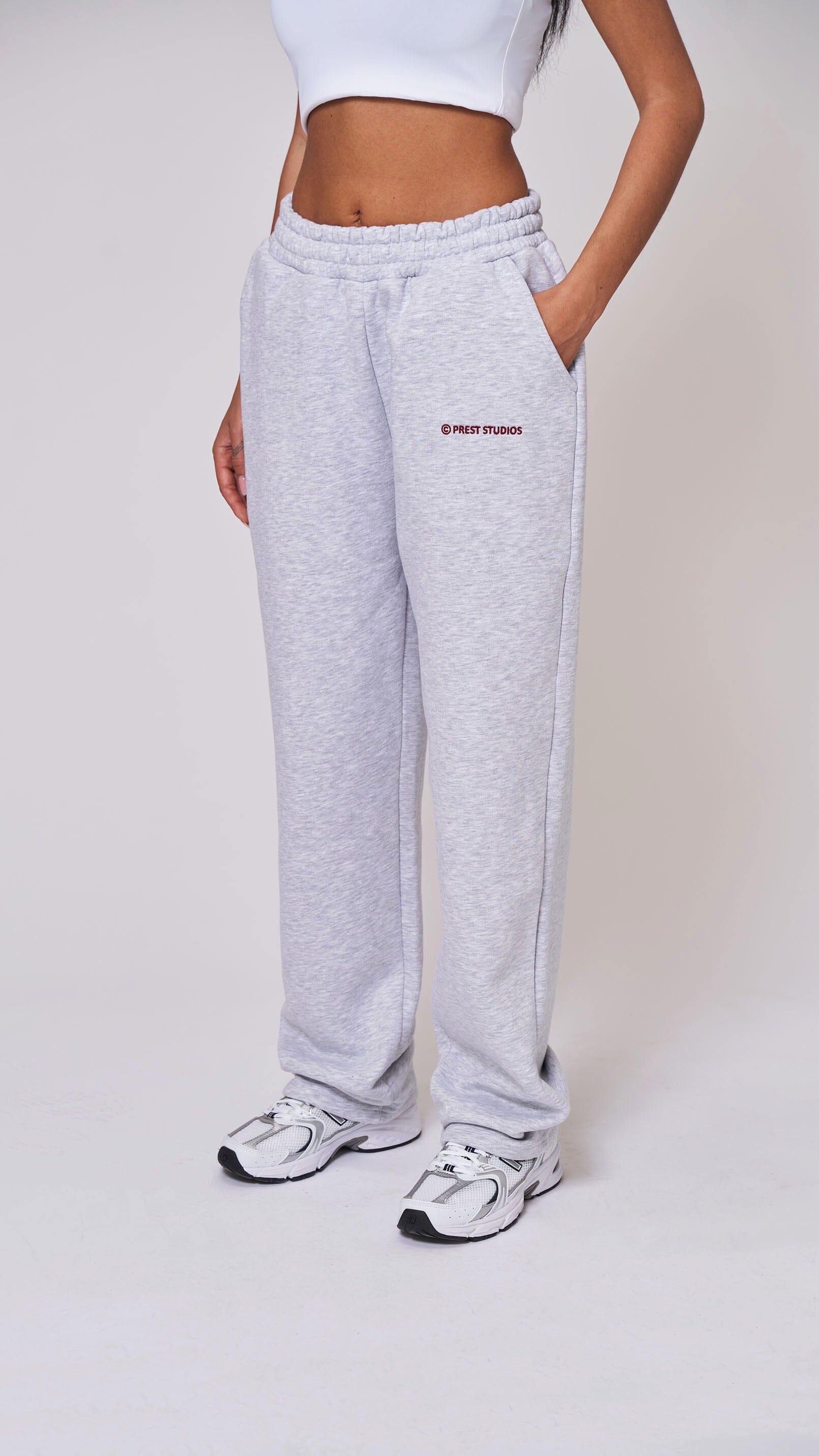 Sweatpants Melange Grau Sweatpants PREST STUDIOS 