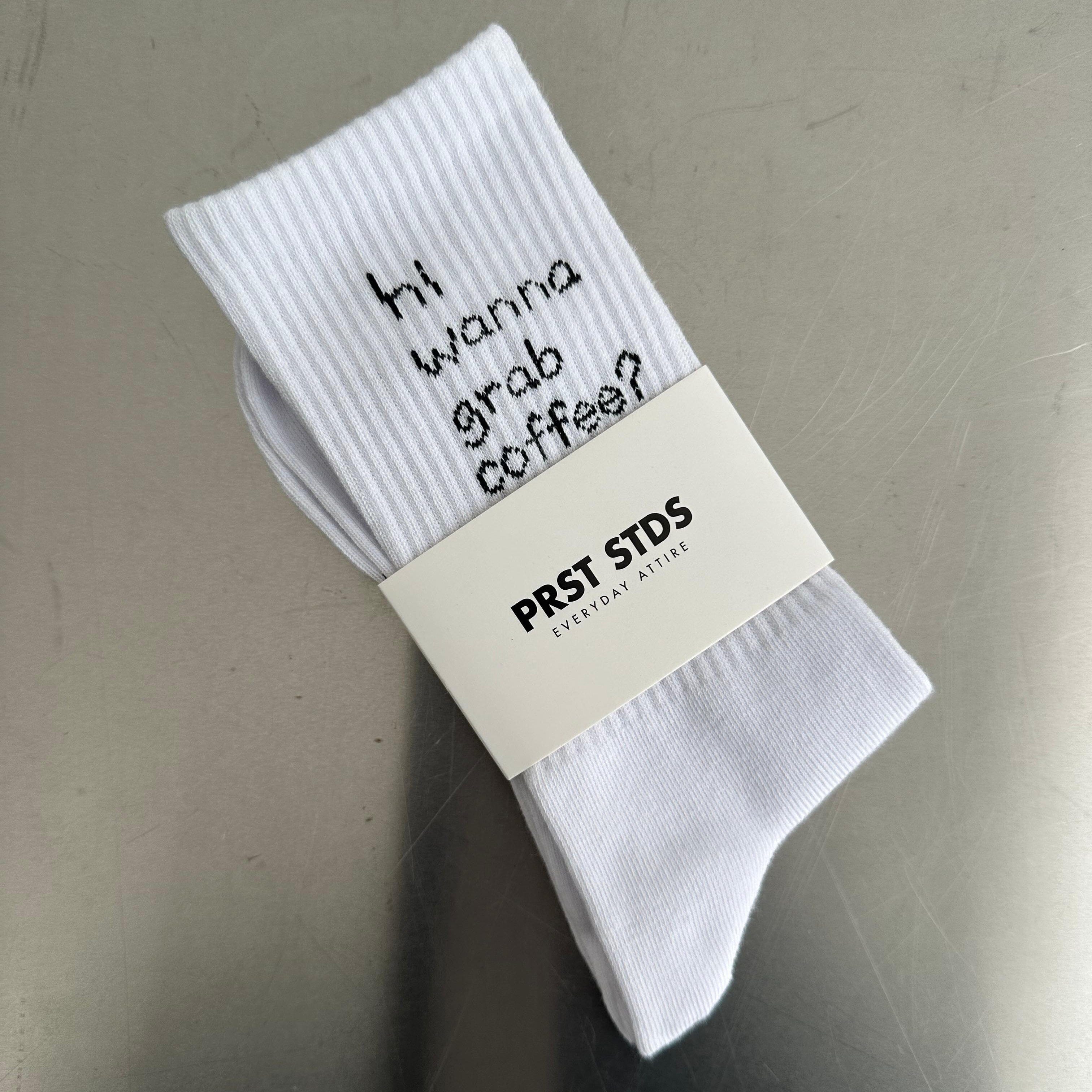 Socken - hi wanna grab coffee? PREST STUDIOS 