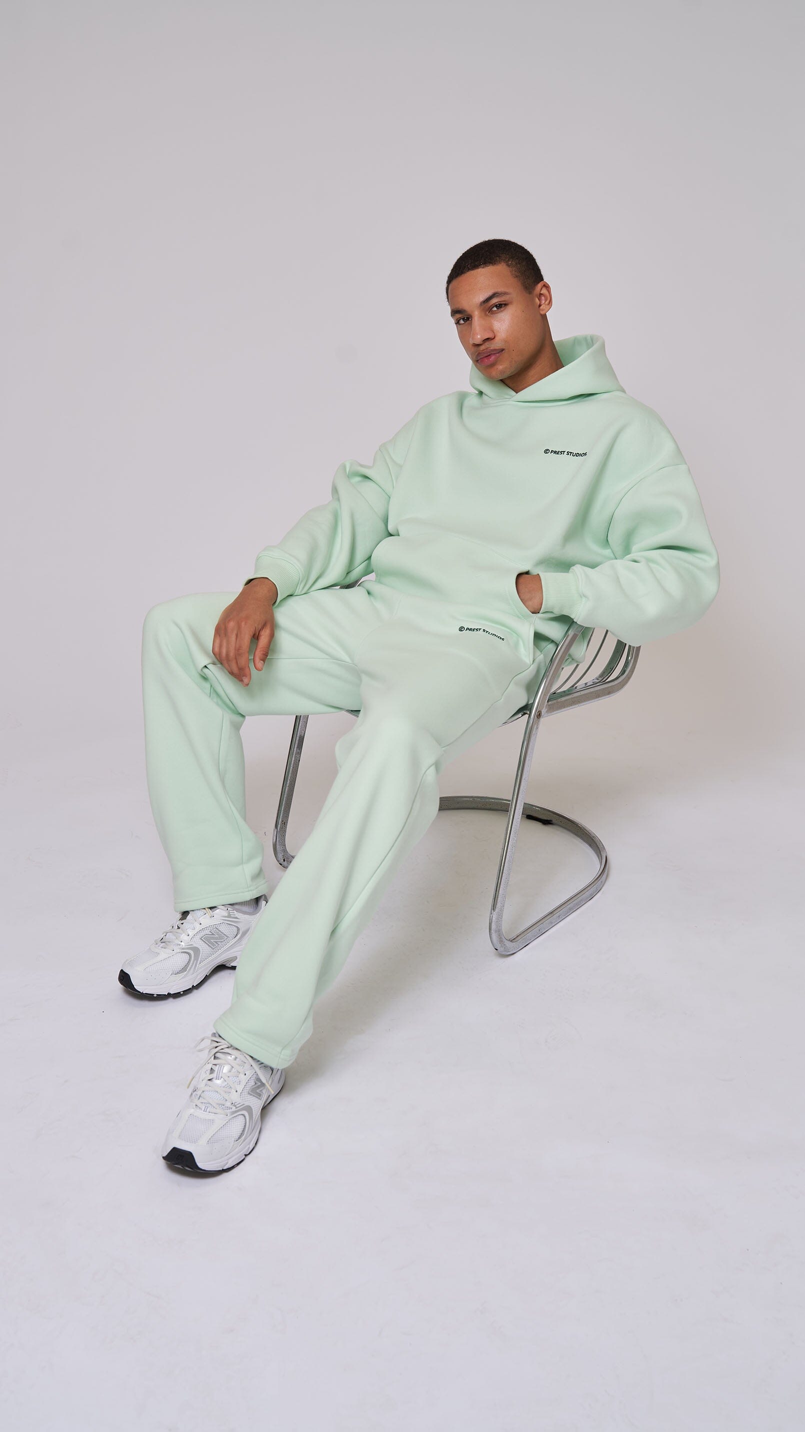 Sweatpants Mint Grün Hoodie PREST STUDIOS 