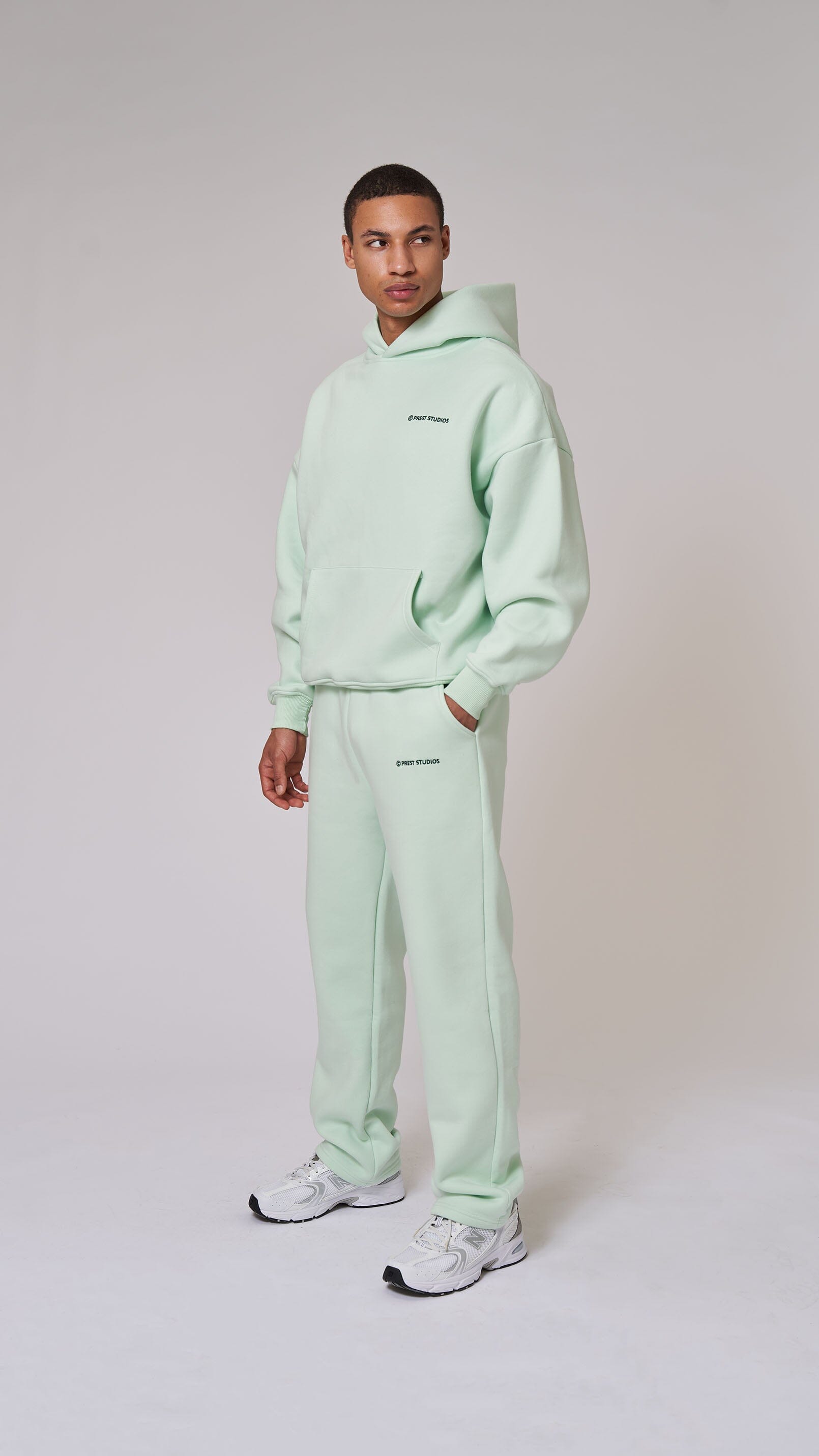 Sweatpants Mint Grün Hoodie PREST STUDIOS 