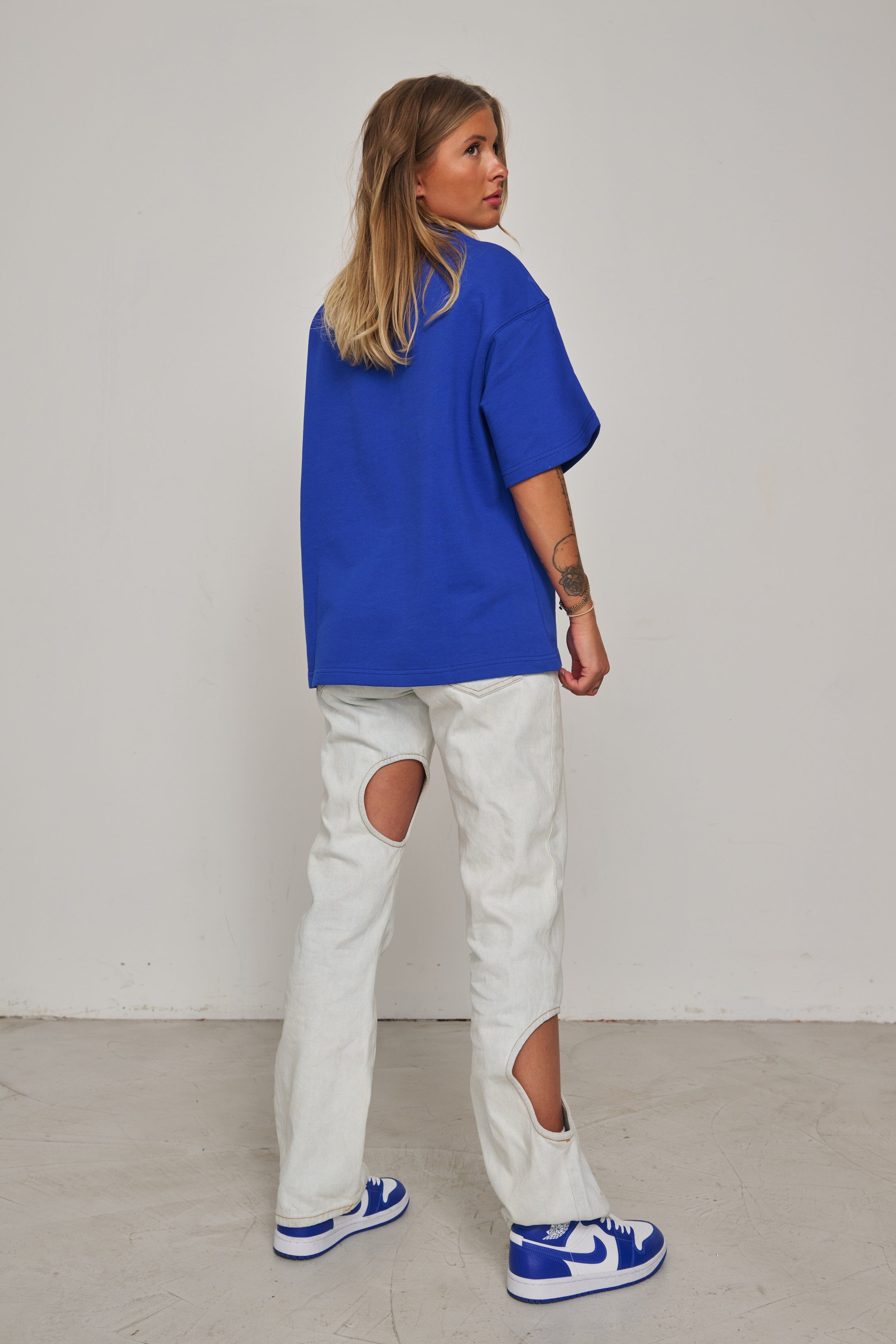 Oversize T-Shirt Royal Blue T-Shirt PREST STUDIOS 